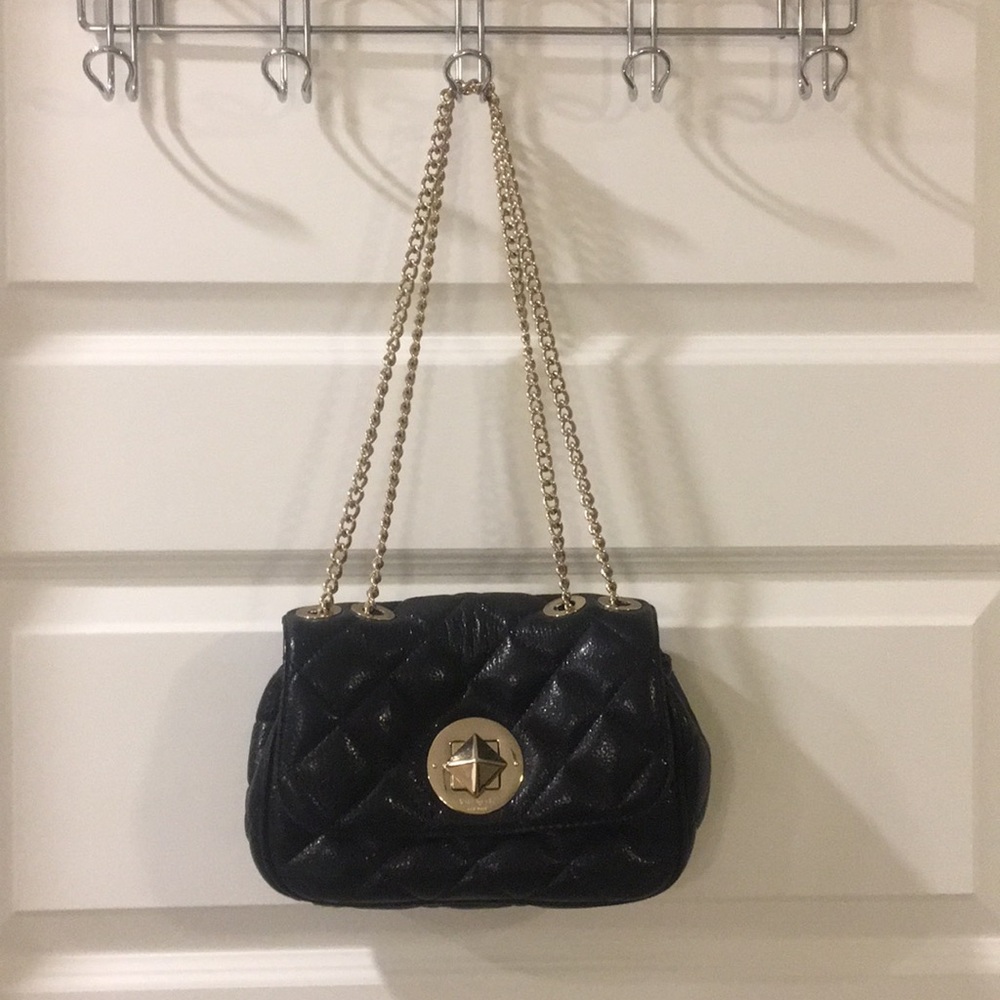 Kate Spade Quilted Black Leather Bag